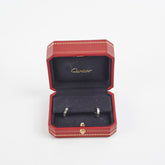 Cartier Love Earrings White Gold